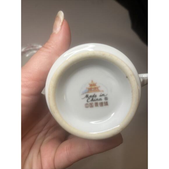 Pink Flower Rose Tea Cup And Saucer Granny Core See Pics Vintage - Picture 5 of 7